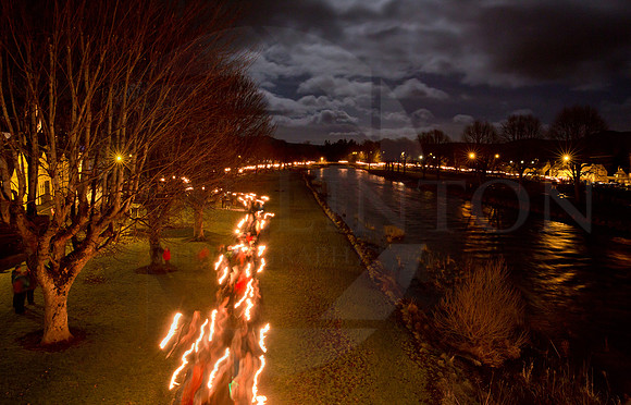 Peebles Torchlight Parade