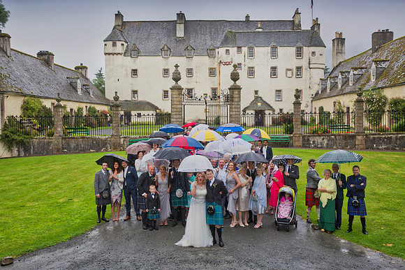 Traquair House wedding