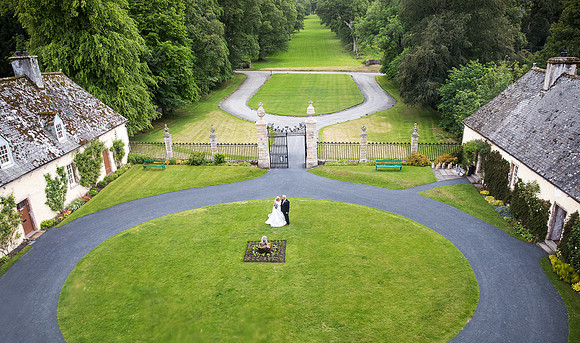 Traquair House wedding