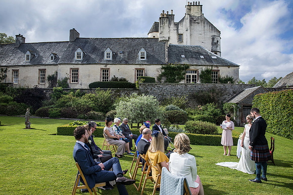 Traquair House wedding