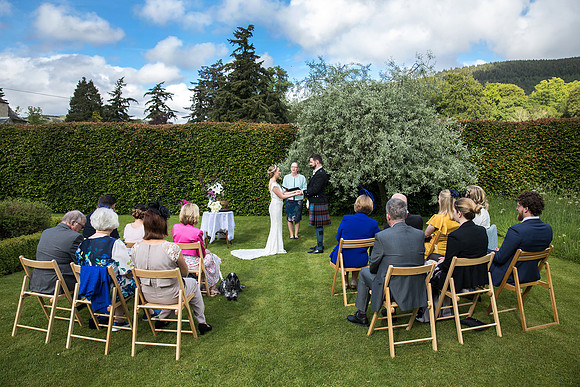 Traquair House wedding