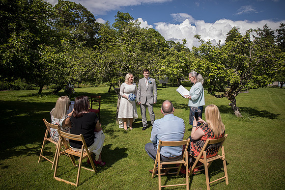 Traquair House wedding
