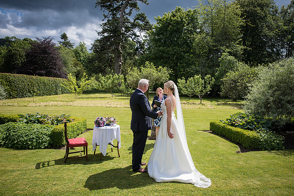 Traquair House wedding