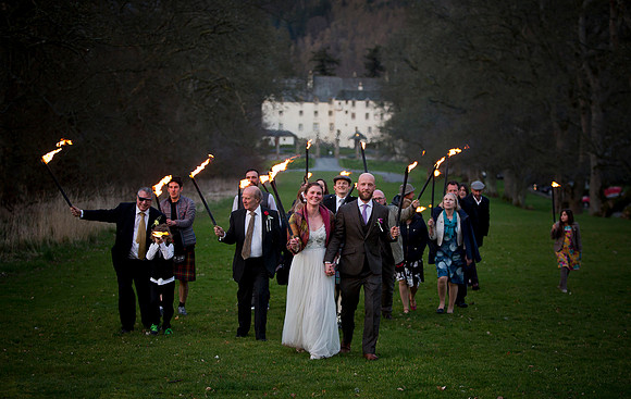 Traquair House wedding