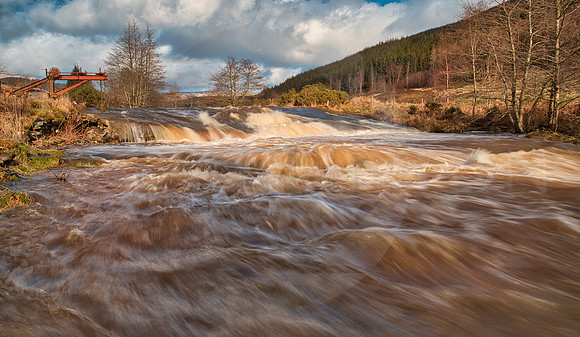 Leithen River Cauld at innerleithen