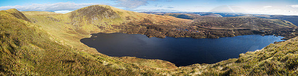 Loch Skeen which feeds the Grey Mares tail waterfall