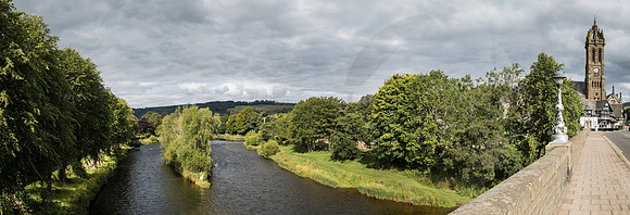 River Tweed and Peebles Church