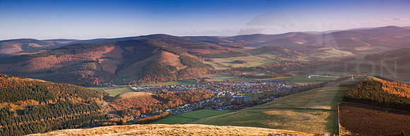 Innerleithen from Lee Pen