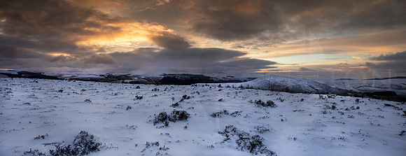 Lee Pen with a dramatic sunset sky