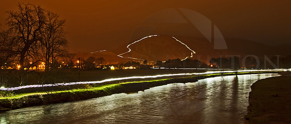 River Tweed lit up